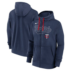 Minnesota Twins Nike Knockout Script Full-Zip Hoodie - MLB Hoodies