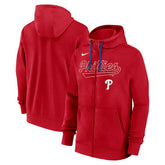 Philadelphia Phillies Nike Knockout Script Full-Zip Hoodie - MLB Hoodies