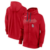 St. Louis Cardinals Nike Knockout Script Full-Zip Hoodie - MLB Hoodies