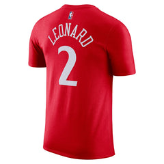 Red Kawhi Leonard LA Clippers Jordan Brand Statement Edition Name & Number T-Shirt | NBA
