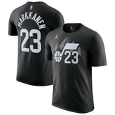 Black Lauri Markkanen Utah Jazz Jordan Brand Statement Edition Name & Number T-Shirt | NBA