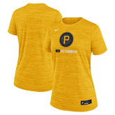 Pittsburgh Pirates Nike Women's Authentic Collection City Connect Velocity Dri-FIT T-Shirt - MLB T-shirts
