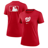 Washington Nationals Nike Women's Authentic Collection Early Work Tri-Blend T-Shirt - MLB T-shirts