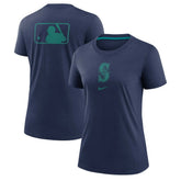 Seattle Mariners Nike Women's Authentic Collection Early Work Tri-Blend T-Shirt - MLB T-shirts