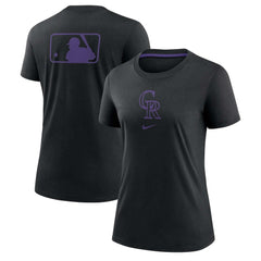 Colorado Rockies Nike Women's Authentic Collection Early Work Tri-Blend T-Shirt - MLB T-shirts