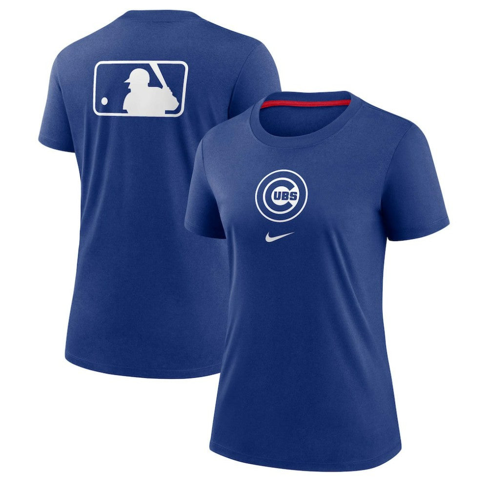 Chicago Cubs Nike Women's Authentic Collection Early Work Tri-Blend T-Shirt - MLB T-shirts