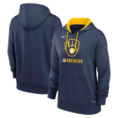 Milwaukee Brewers Nike Women's Authentic Collection Therma-FIT Hoodie - MLB Hoodies