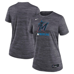 Miami Marlins Nike Women's Authentic Collection Velocity Dri-FIT T-Shirt - MLB T-shirts