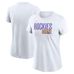 Colorado Rockies Nike Women's 2025 City Connect Wordmark T-Shirt - MLB T-shirts