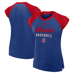 Atlanta Braves Nike Women's Cooperstown Collection Raglan Dri-FIT T-Shirt - MLB T-shirts