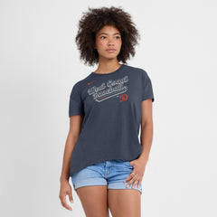 Los Angeles Dodgers Nike Women's 2025 City Connect Flowy Fashion Tri-Blend Dri-FIT T-Shirt - MLB T-shirts