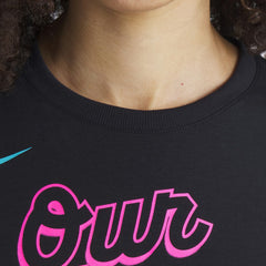 Miami Marlins Nike Women's 2025 City Connect Flowy Fashion Tri-Blend Dri-FIT T-Shirt - MLB T-shirts