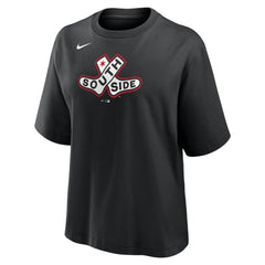 Chicago White Sox Nike Women's 2025 City Connect Logo Boxy T-Shirt - MLB T-shirts