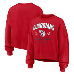 Cleveland Guardians Nike Women's Oversized High Hip Pullover Sweatshirt - MLB Pullover