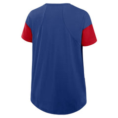 Texas Rangers Nike Women's Flowy Fashion Tri-Blend Dri-FIT T-Shirt - MLB T-shirts