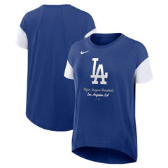 Los Angeles Dodgers Nike Women's Flowy Fashion Tri-Blend Dri-FIT T-Shirt - MLB T-shirts