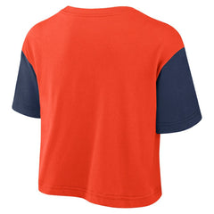 Houston Astros Nike Women's Script Dri-FIT Cropped T-Shirt - MLB T-shirts