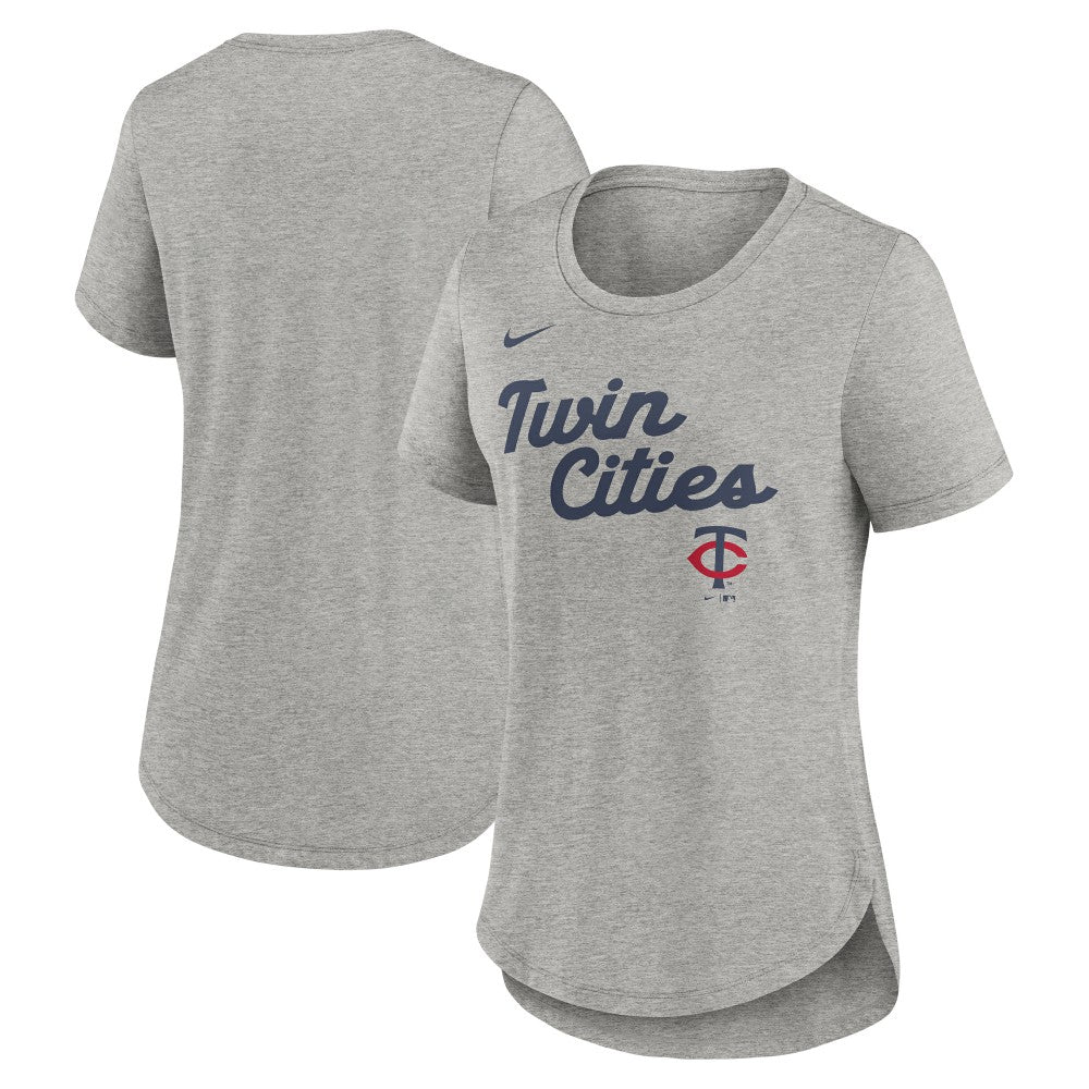 Minnesota Twins Nike Women's Script Tri-Blend T-Shirt - MLB T-shirts