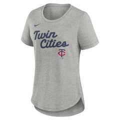 Minnesota Twins Nike Women's Script Tri-Blend T-Shirt - MLB T-shirts