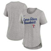 Texas Rangers Nike Women's Script Tri-Blend T-Shirt - MLB T-shirts