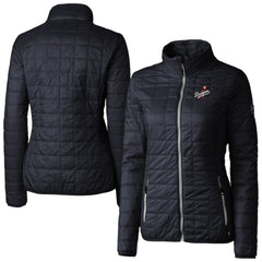 Los Angeles Dodgers Cutter & Buck Women's Rainier PrimaLoft Eco Insulated Full-Zip Puffer Jacket - MLB Jackets