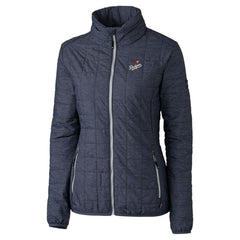 Los Angeles Dodgers Cutter & Buck Women's Rainier PrimaLoft Eco Insulated Full-Zip Puffer Jacket - MLB Jackets
