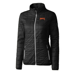 Pittsburgh Pirates Cutter & Buck Women's Rainier PrimaLoft Eco Insulated Full-Zip Puffer Jacket - MLB Jackets