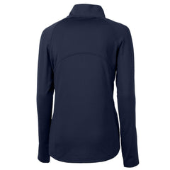 Detroit Tigers Cutter & Buck Women's DryTec Adapt Eco Knit Stretch Recycled Raglan Half-Zip Top - MLB Tops