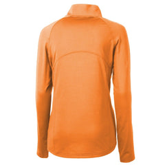 Detroit Tigers Cutter & Buck Women's DryTec Adapt Eco Knit Stretch Recycled Raglan Half-Zip Top - MLB Tops