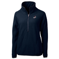 Los Angeles Dodgers Cutter & Buck Women's Cascade Eco Sherpa Fleece Half-Zip Pullover Jacket - MLB Jackets