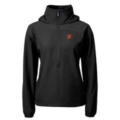 Baltimore Orioles Cutter & Buck Women's Charter Eco Recycled Half-Zip Anorak Jacket - MLB Jackets