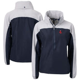 Boston Red Sox Cutter & Buck Women's Charter Eco Recycled Half-Zip Anorak Jacket - MLB Jackets