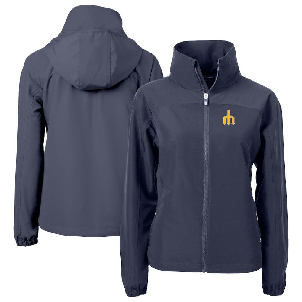 Seattle Mariners Cutter & Buck Women's Charter Eco Recycled Full-Zip Jacket - MLB Jackets