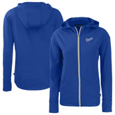 Kansas City Royals Cutter & Buck Women's Daybreak Eco Recycled Full-Zip Hoodie Jacket - MLB Jackets