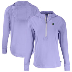 Arizona Diamondbacks Cutter & Buck Women's Daybreak Eco Recycled Half-Zip Hoodie - MLB Hoodies
