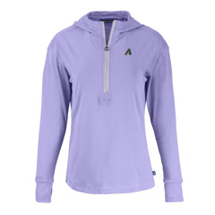 Arizona Diamondbacks Cutter & Buck Women's Daybreak Eco Recycled Half-Zip Hoodie - MLB Hoodies