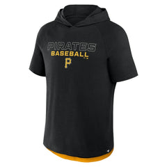 Pittsburgh Pirates Fanatics Clubhouse Optimal Play Raglan Hoodie T-Shirt - MLB Hoodies