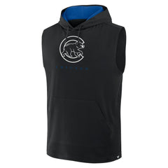 Chicago Cubs Fanatics Fire Speed Sleeveless Pullover Hoodie - MLB Hoodies
