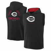 Cincinnati Reds Fanatics Fire Speed Sleeveless Pullover Hoodie - MLB Hoodies