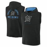 Miami Marlins Fanatics Fire Speed Sleeveless Pullover Hoodie - MLB Hoodies