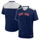 Boston Red Sox Fanatics Walk Off V-Neck T-Shirt - MLB T-shirts