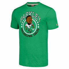 Philadelphia Eagles Saquon Barkley Homage Unisex Caricature Player Tri-Blend T-Shirt | NFL On sale