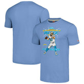 Los Angeles Chargers Justin Herbert Homage Unisex NFL Blitz Player Tri-Blend T-Shirt | NFL New
