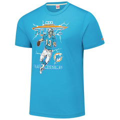 Miami Dolphins Dan Marino Homage Unisex NFL Blitz Retired Player Tri-Blend T-Shirt | NFL Hot