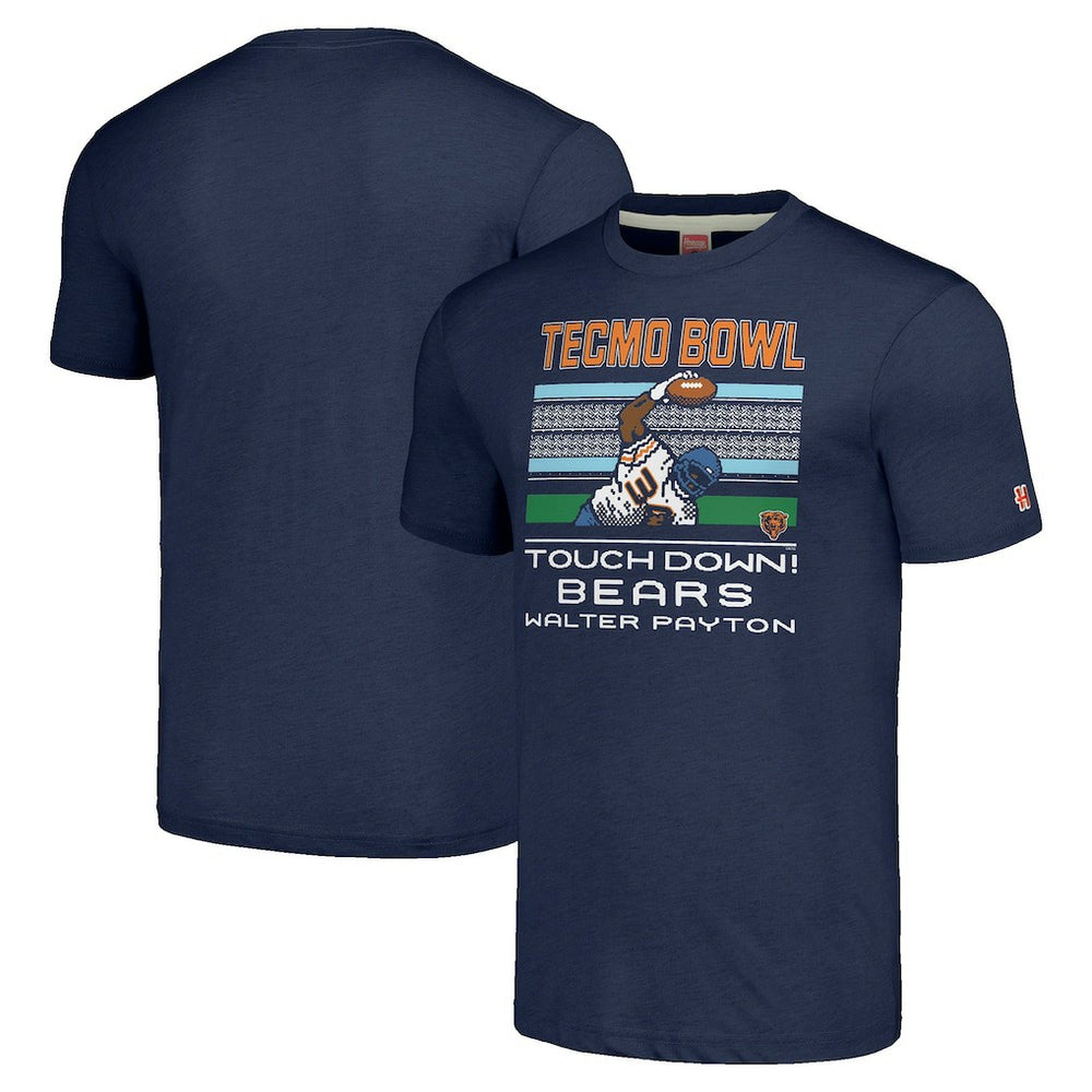 Chicago Bears Walter Payton Homage Unisex Tecmo Bowl Retired Player Graphic Tri-Blend T-Shirt | NFL Discount
