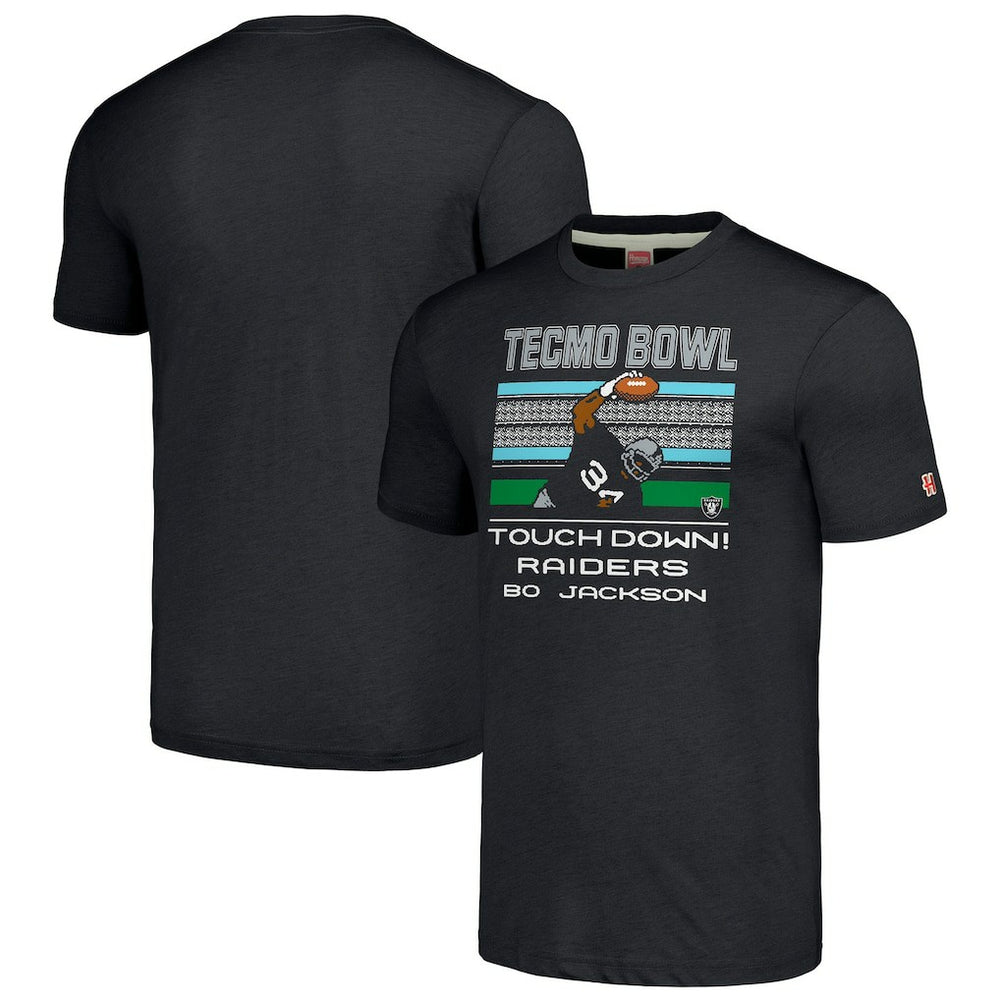 Las Vegas Raiders Bo Jackson Homage Unisex Tecmo Bowl Retired Player Graphic Tri-Blend T-Shirt | NFL Outlet