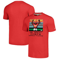 Kansas City Chiefs Derrick Thomas Homage Unisex Tecmo Bowl Retired Player Graphic Tri-Blend T-Shirt | NFL Sale