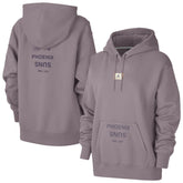 Purple Phoenix Suns Jordan Brand Women's Courtside Statement Edition Premium Pullover Hoodie | NBA