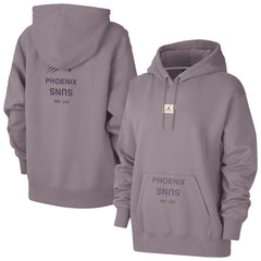 Purple Phoenix Suns Jordan Brand Women's Courtside Statement Edition Premium Pullover Hoodie | NBA