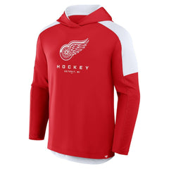 Detroit Red Wings Fanatics Meta Game Transitional Pullover Hoodie - NHL Hoodies